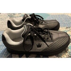 Brunswick Men's Renegade Mesh Grey Bowling Shoes Size 6 Comfort Bowler